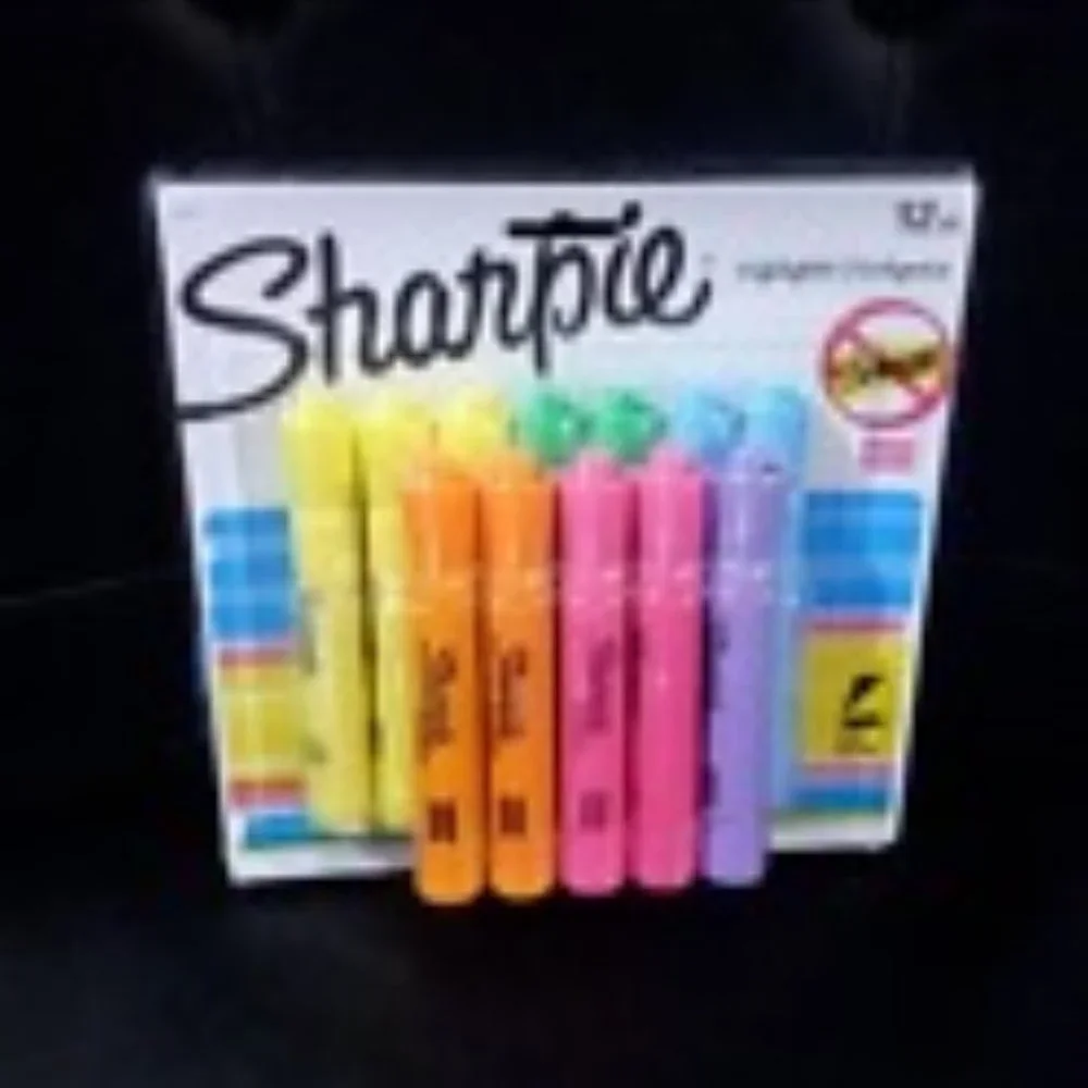 Sharpie 12 highlighters